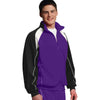 Charles River Men's Purple/White/Black Olympian Jacket