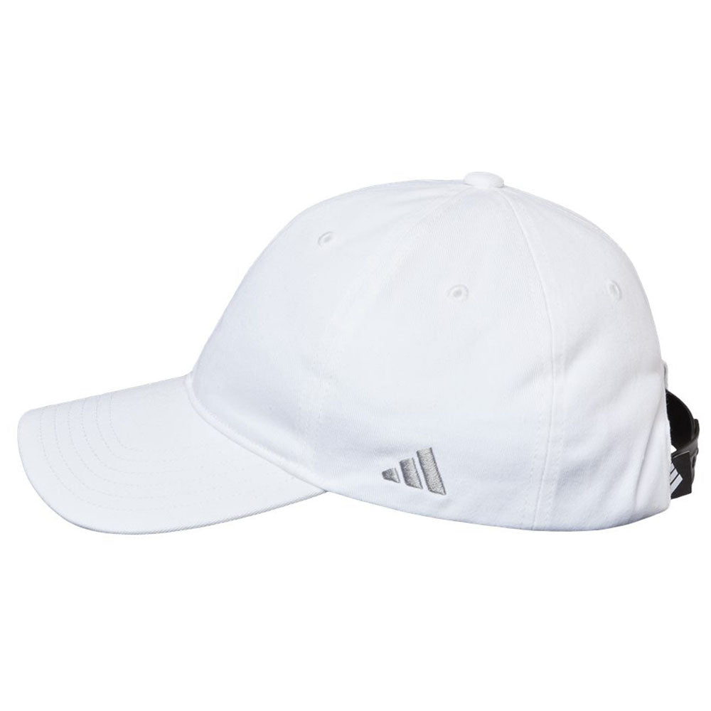 Adidas White Sustainable Organic Relaxed Cap