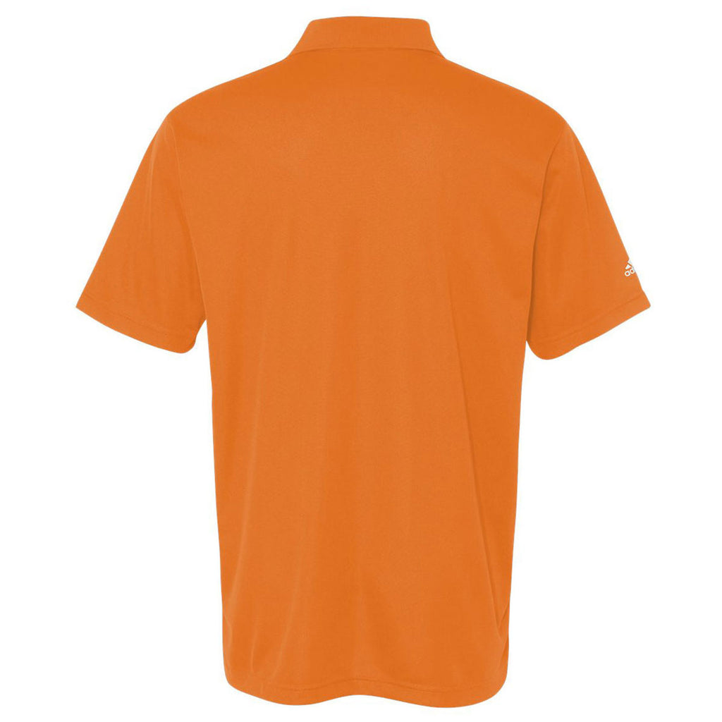adidas Golf Men's Bright Orange/White Climalite Basic Sport Shirt