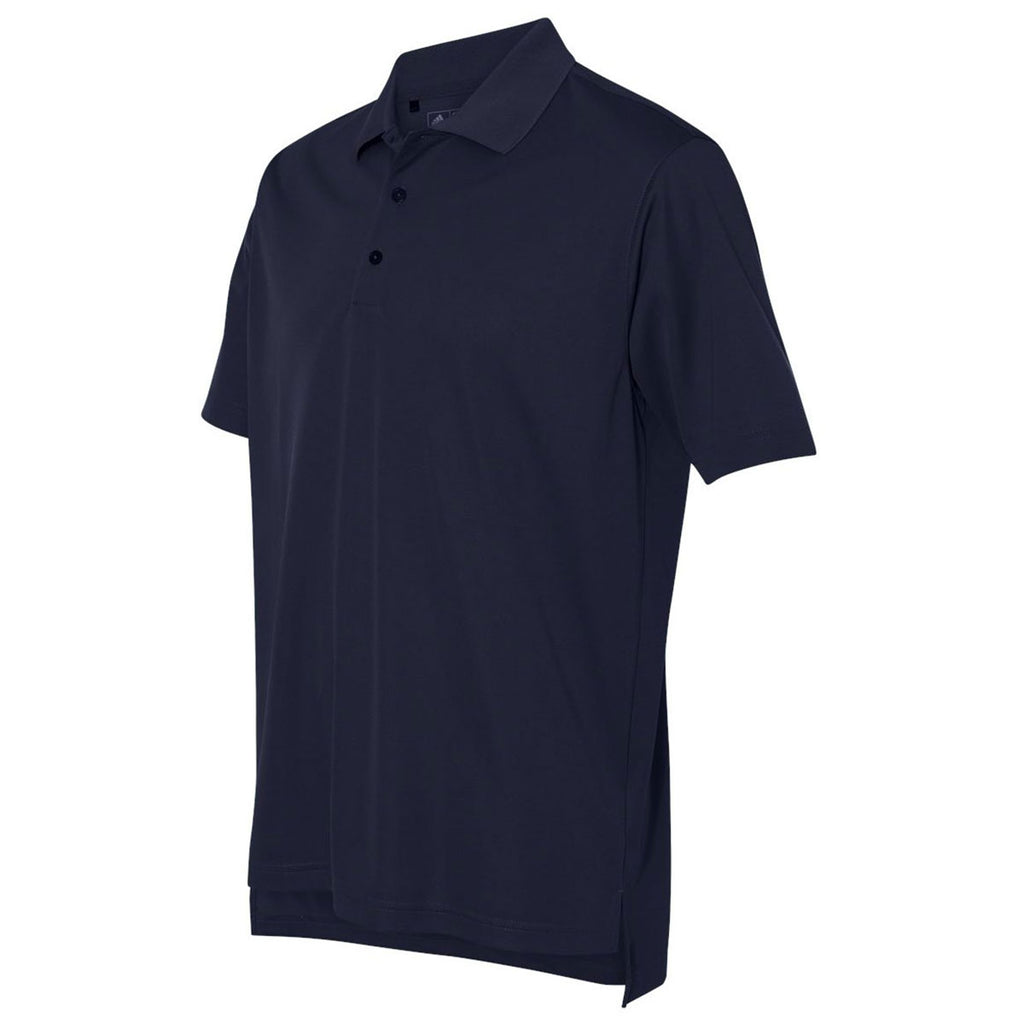adidas Golf Men's Navy/White Climalite Basic Sport Shirt