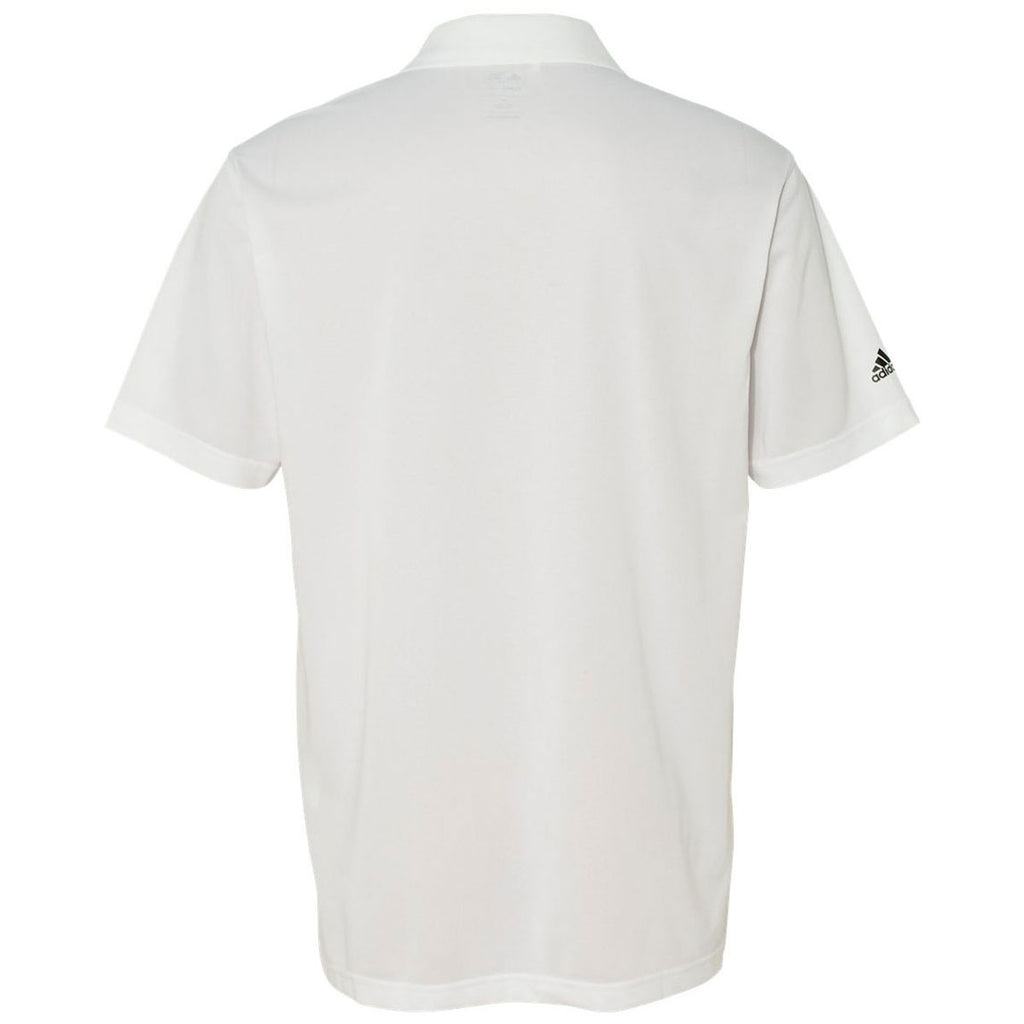 adidas Golf Men's White/Black Climalite Basic Sport Shirt