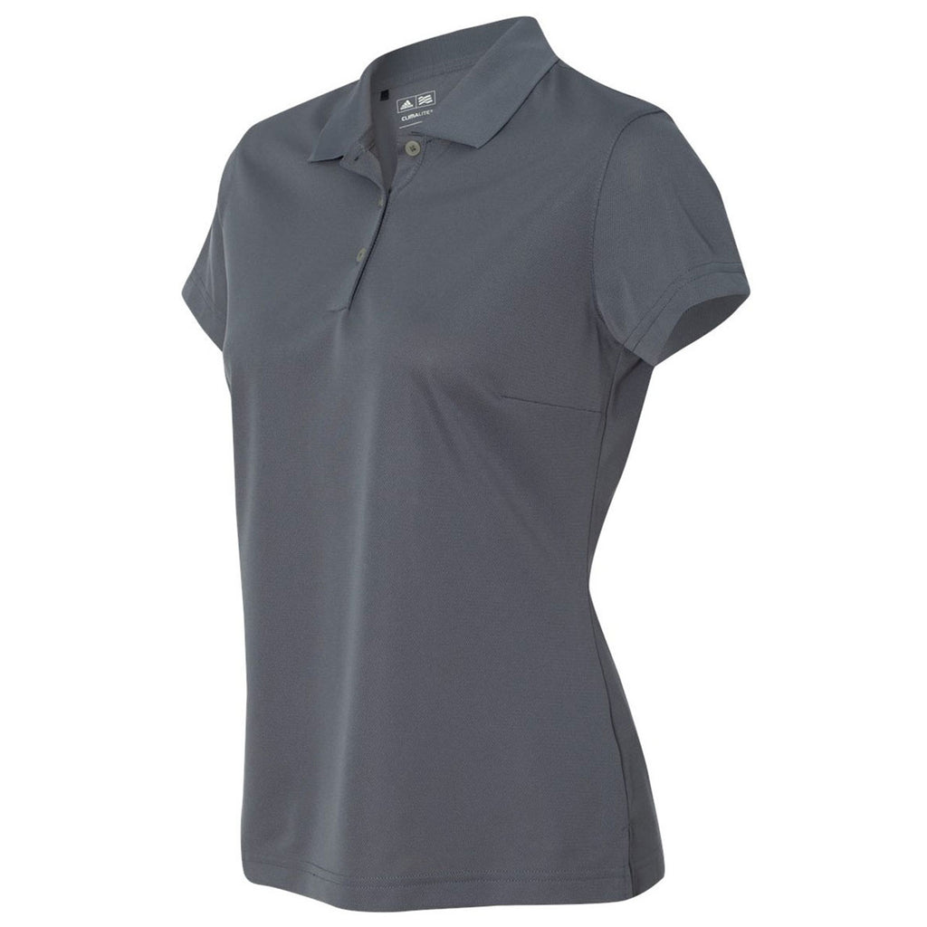 adidas Golf Women's Lead/Black Climalite Basic Sport Shirt