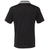 adidas Golf Men's Black/Vista Grey/White Climacool Performance Colorblock Sport Shirt