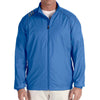 adidas Golf Men's Gulf Blue 3-Stripes Full-Zip Jacket