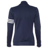 adidas Golf Women's Navy/White Climalite 3-Stripes French Terry Full-Zip Jacket