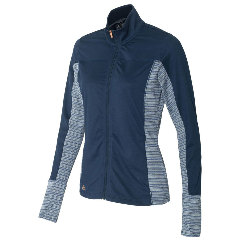 adidas Golf Women's Collegiate Navy Rangewear Full-Zip Jacket