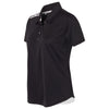 adidas Golf Women's Black/White/Mid Grey Climacool 3-Stripes Shoulder Sport Shirt