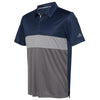 adidas Men's Collegiate Navy/Grey Three/Grey Five Merch Block Sport Polo