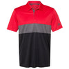 adidas Men's Collegiate Red/Grey Five/Black Merch Block Sport Polo