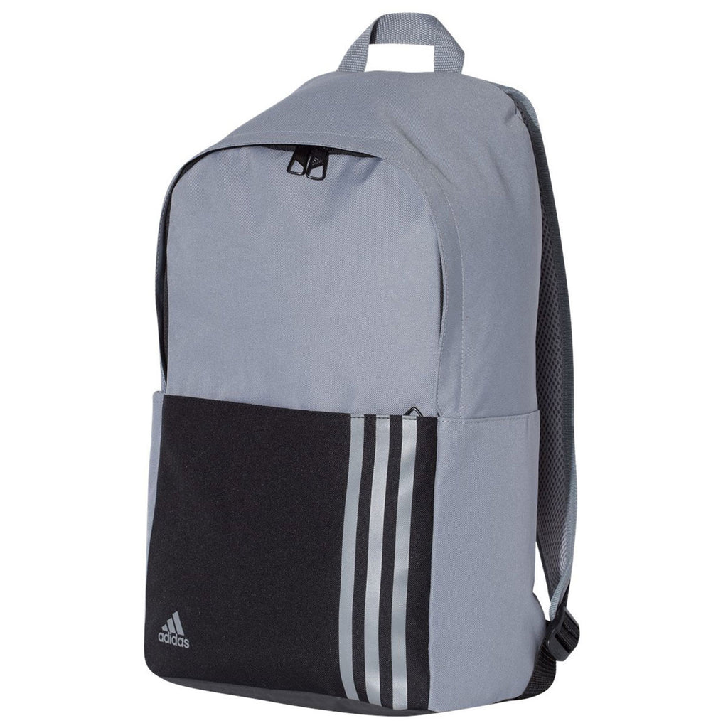 adidas Golf Grey 18L 3-Stripes Small Backpack