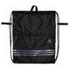 adidas Black Horizontal 3-Stripes Gym Sack