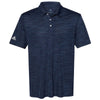Adidas Men's Collegiate Navy Melange Melange Sport Polo