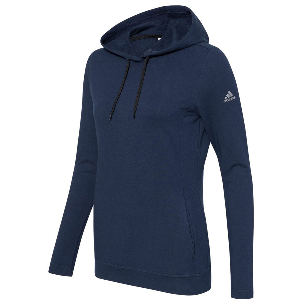 adidas Women's Collegiate Navy Lightweight Hooded Sweatshirt
