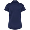 adidas Women's Team Navy Blue/White Floating 3-Stripes Sport Shirt