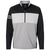 adidas Men's Black/Grey Three/Grey Three Heather 3-Stripes Competition Quarter-Zip Pullover