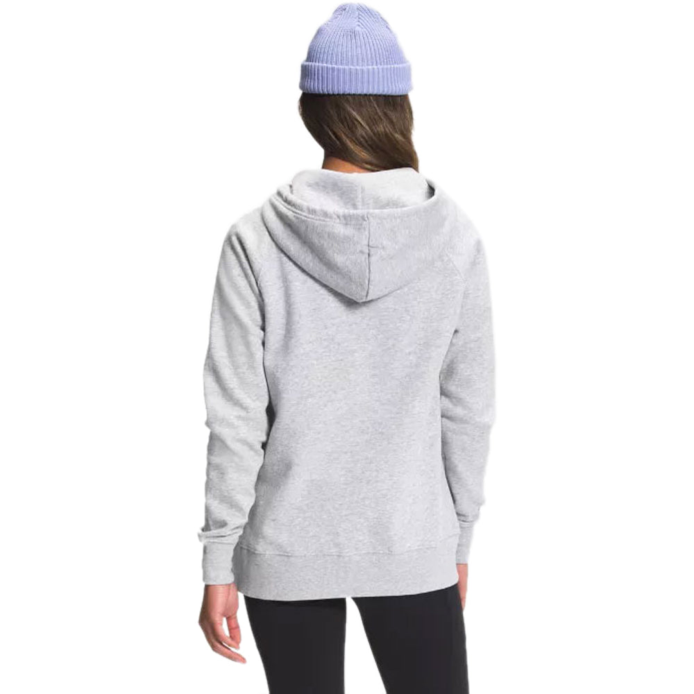 The North Face Women's Light Grey Heather/White Half Dome Pullover Hoodie