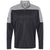adidas Men's Black/Grey Three Melange Lightweight Quarter Zip Pullover