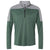 adidas Men's Green Oxide/Grey Three Melange Lightweight Quarter Zip Pullover