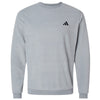 Adidas Men's Grey Three Crewneck Sweatshirt