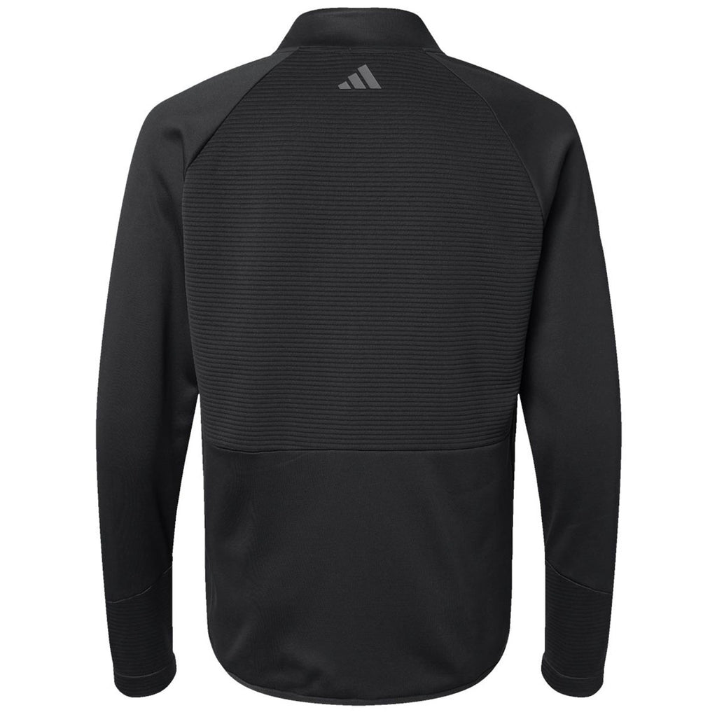 Adidas Men's Black Quarter Zip Pullover