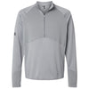 Adidas Men's Grey Three Quarter Zip Pullover