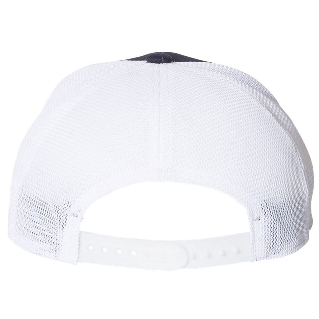adidas Golf Navy/White Mesh Colorblock Cap