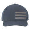 adidas Navy Bold 3-Stripes Cap
