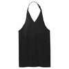 Port Authority Black Easy Care Tuxedo Apron with Stain Release