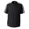 adidas Golf Men's ClimaLite Black S/S 3-Stripe T-Shirt