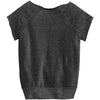 Alternative Apparel Women's Eco Black Rehearsal Short Sleeve Pullover Sweatshirt