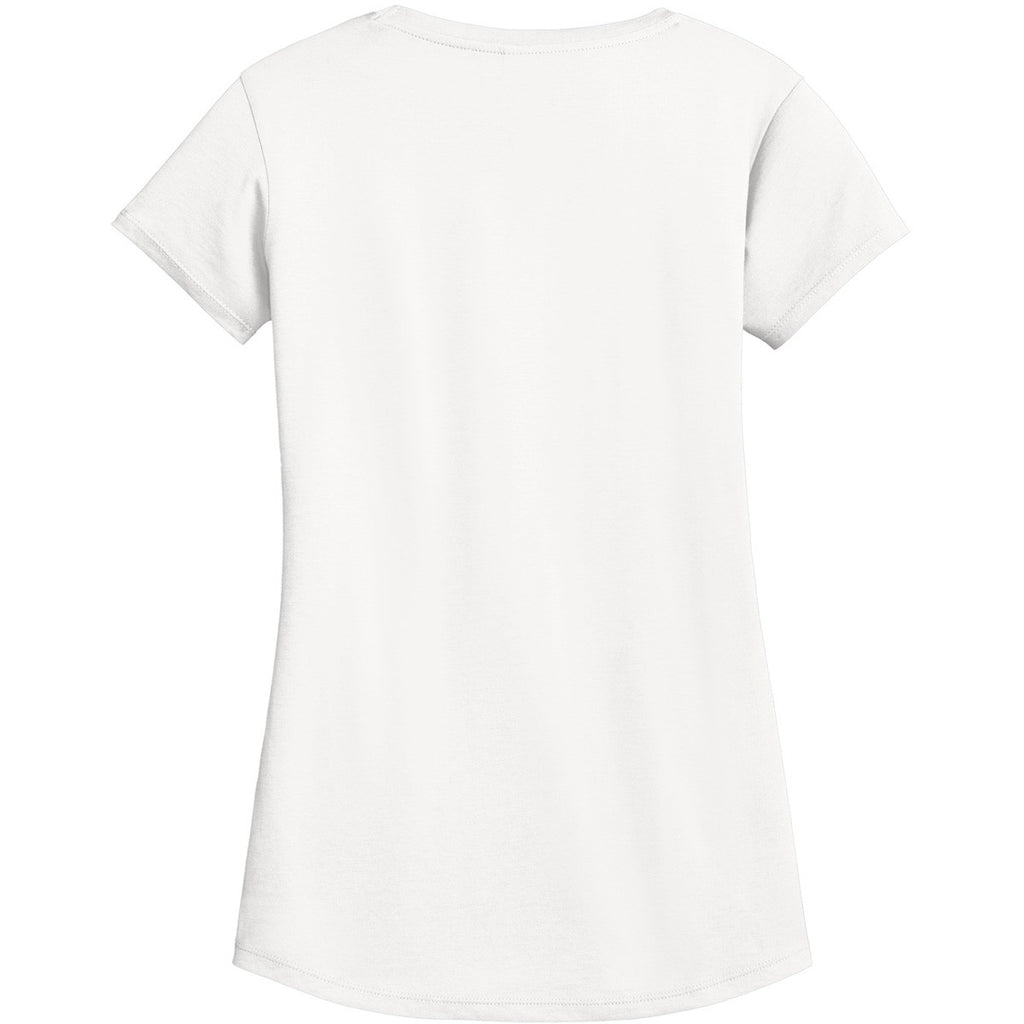 Alternative Apparel Women's White Everyday Cotton Modal V-Neck