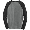 Alternative Apparel Men's Eco Grey/Eco True Black Champ Colorblock Eco-Fleece Sweatshirt