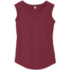 Alternative Apparel Women's Redwood Cap Sleeve Satin Jersey Crew T-Shirt