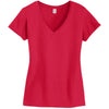 Alternative Apparel Women's Apple Red Legacy V-Neck T-Shirt