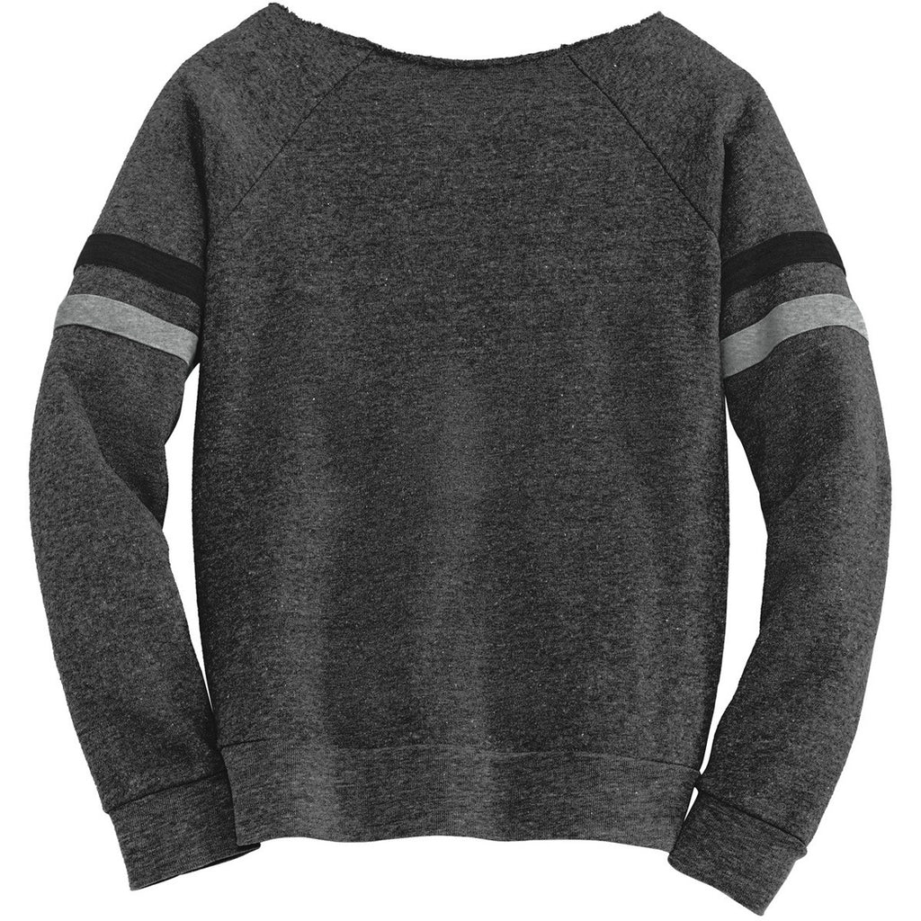 Alternative Apparel Women's Black Maniac Sport Eco-Fleece Sweatshirt