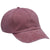 Adams Burgundy 6 Panel Low-Profile Washed Pigment-Dyed Cap