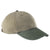 Adams Men's Khaki/Spruce Green 6-Panel Low-Profile Washed Pigment-Dyed Cap