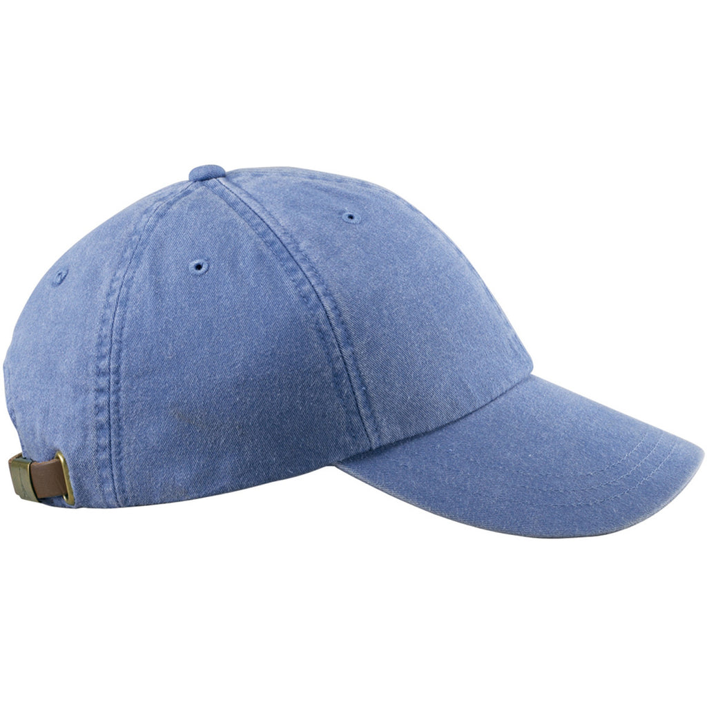 Adams Periwinkle 6 Panel Low-Profile Washed Pigment-Dyed Cap