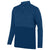 Augusta Sportswear Men's Navy Shadow Tonal Heather Quarter-Zip Pullover