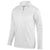 Augusta Sportswear Men's White Wicking Fleece Quarter-Zip Pullover