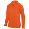 Augusta Sportswear Men's Orange Wicking Fleece Quarter-Zip Pullover