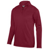 Augusta Sportswear Men's Cardinal Wicking Fleece Quarter-Zip Pullover