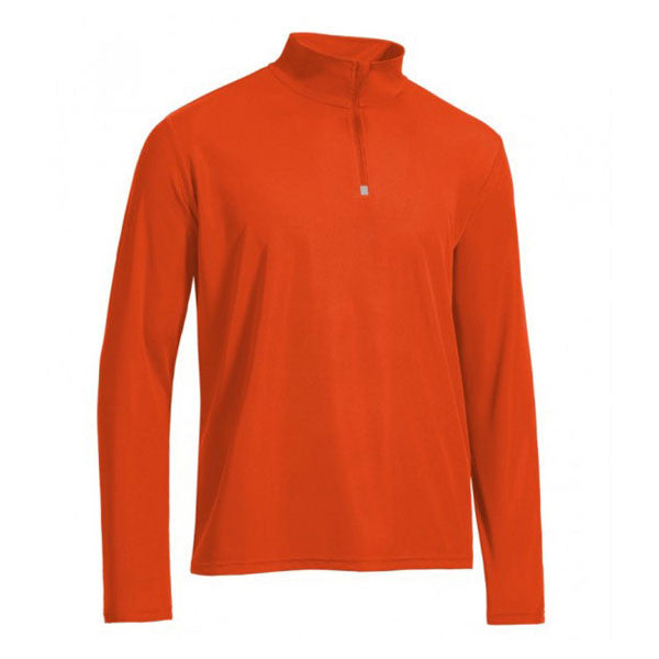 Expert Men's Safety Orange Quarter Zip Training