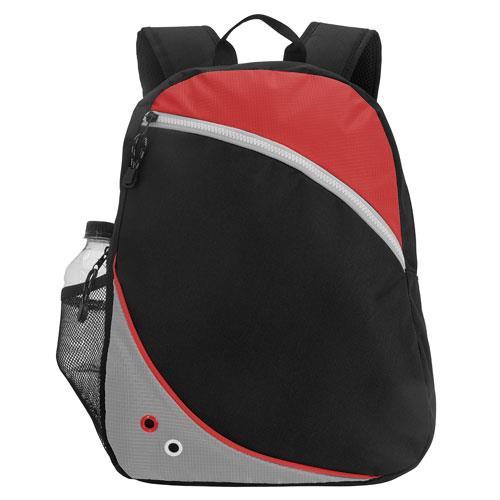 Atchison Red Smooth Zippered Backpack