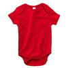 Bella + Canvas Infants' Red Short-Sleeve Baby Rib One-Piece