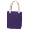Port Authority Purple/ Charcoal Allie Tote