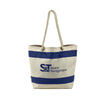 Perfect Line Navy Striped Tote