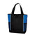 Port Authority Black/ Royal Improved Panel Tote
