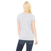 Bella + Canvas Women's Athletic Heather Jersey Short-Sleeve V-Neck T-Shirt