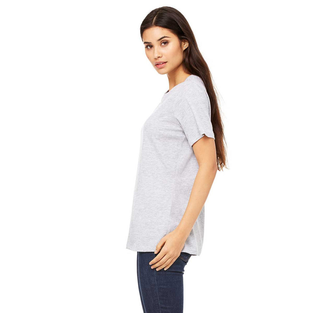 Bella + Canvas Women's Athletic Heather Relaxed Jersey Short-Sleeve T-